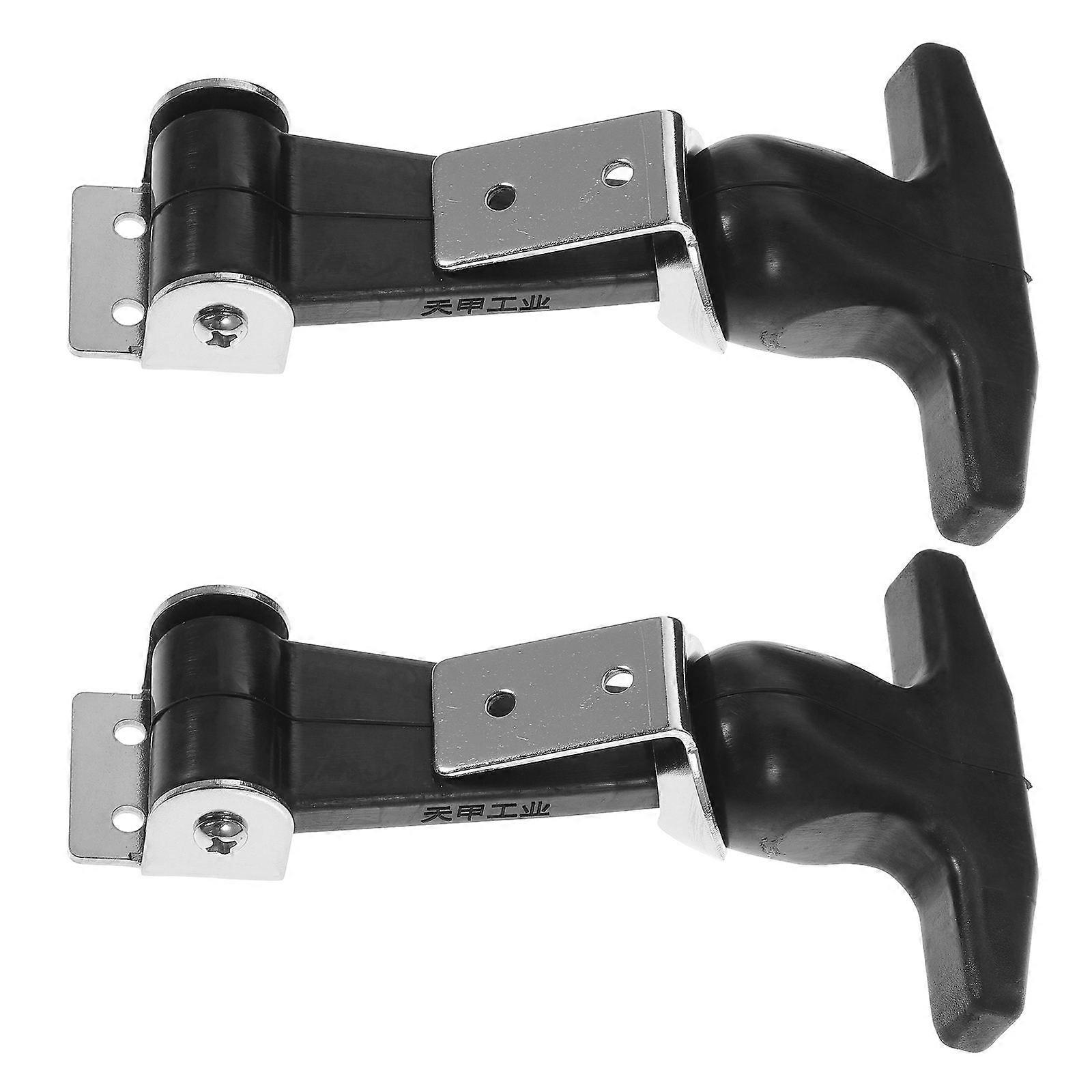 Draw Latch Hasp T-Handle for Tool Box and Automotive 12.00x8.00x2.50cm Comfortable Grip 2Set