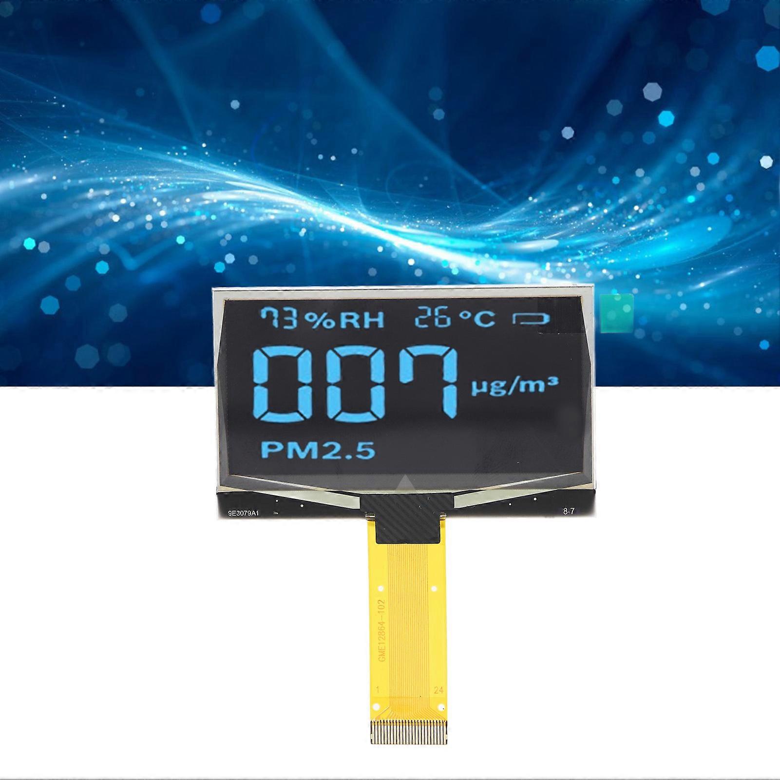 2.42in Organic Light Emitting Diode LCD Display Inline SSD1309 24PIN 128x64 Resolution Clear Screen Module Blue Displaying 