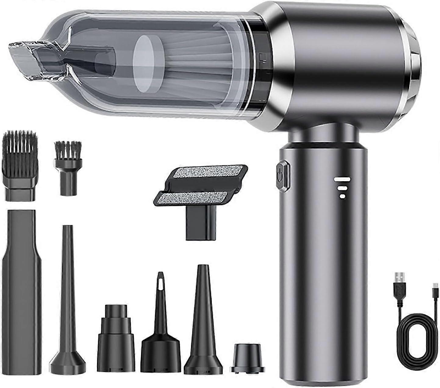 Blower & Car Vacuum 16000 PA, Three Speed Adjustment Functions, Portable & Rechargeable High Power Handheld Cordless Vacuum for Car High Suction Power