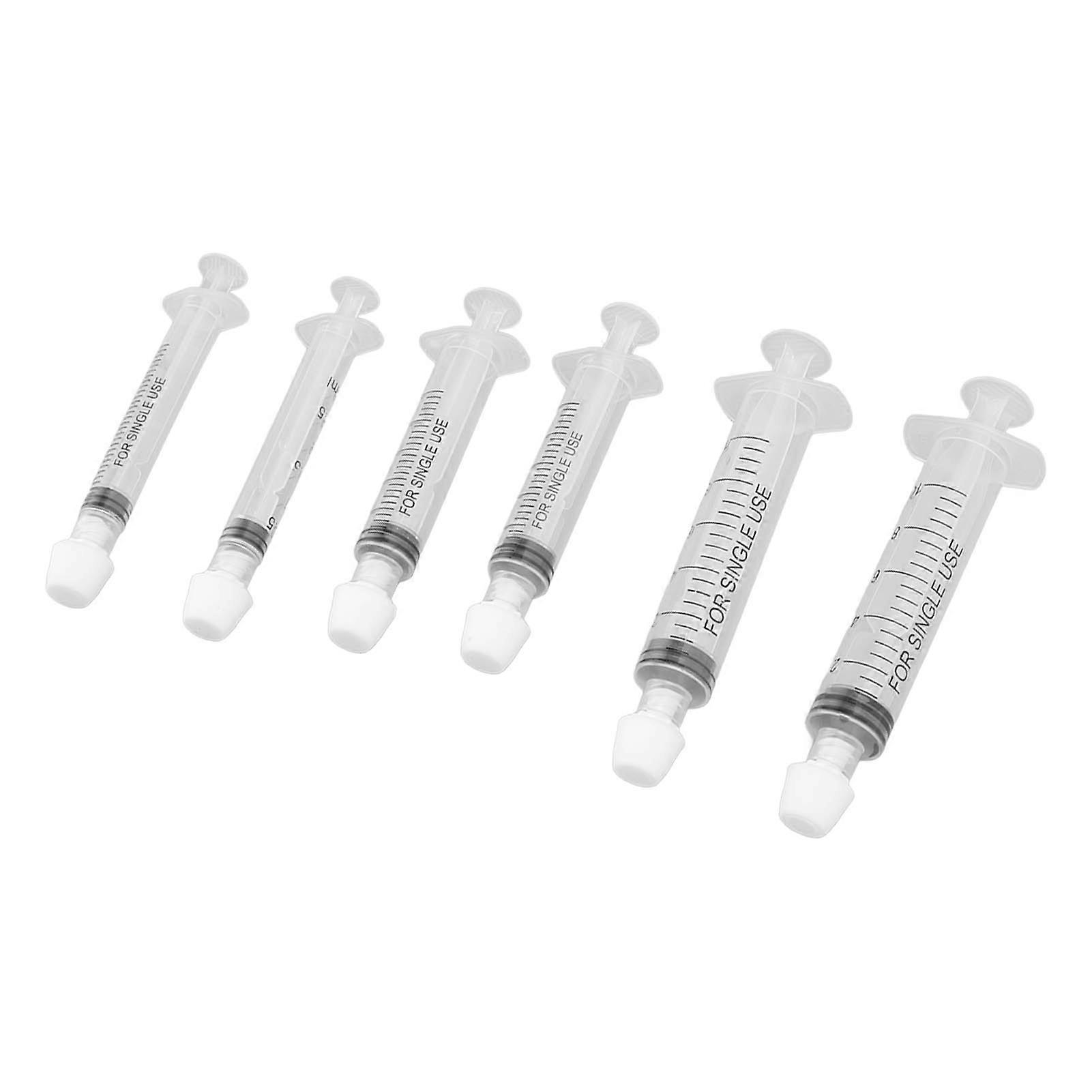 6Pcs 3ML 5ML 10ML 아기 주사기 비강 세척기 유아 비강 세척기