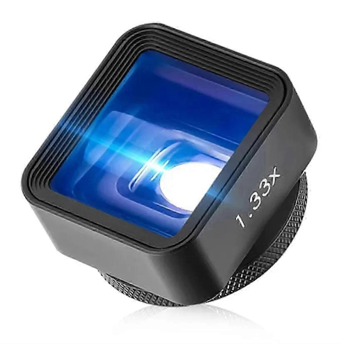 1.33X Anamorphic Lens for Phone Filmmaking - Compatible with Filmic Pro App for Enhanced Cinematic Video Quality