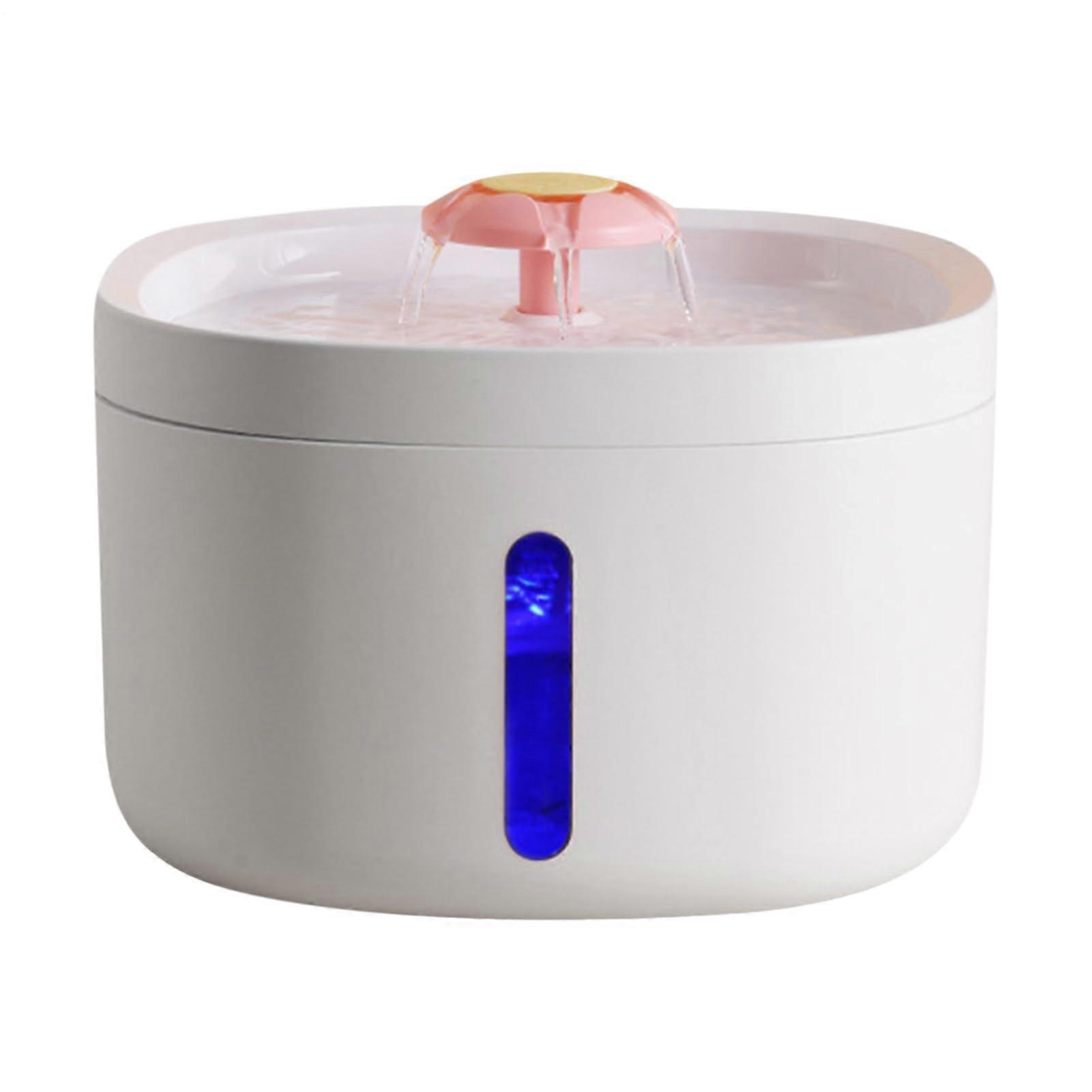 Water Fountain For Cats 2.6 L Capacity Ultra Silent Pump Low-Flow Design Cat Drinking Fountain