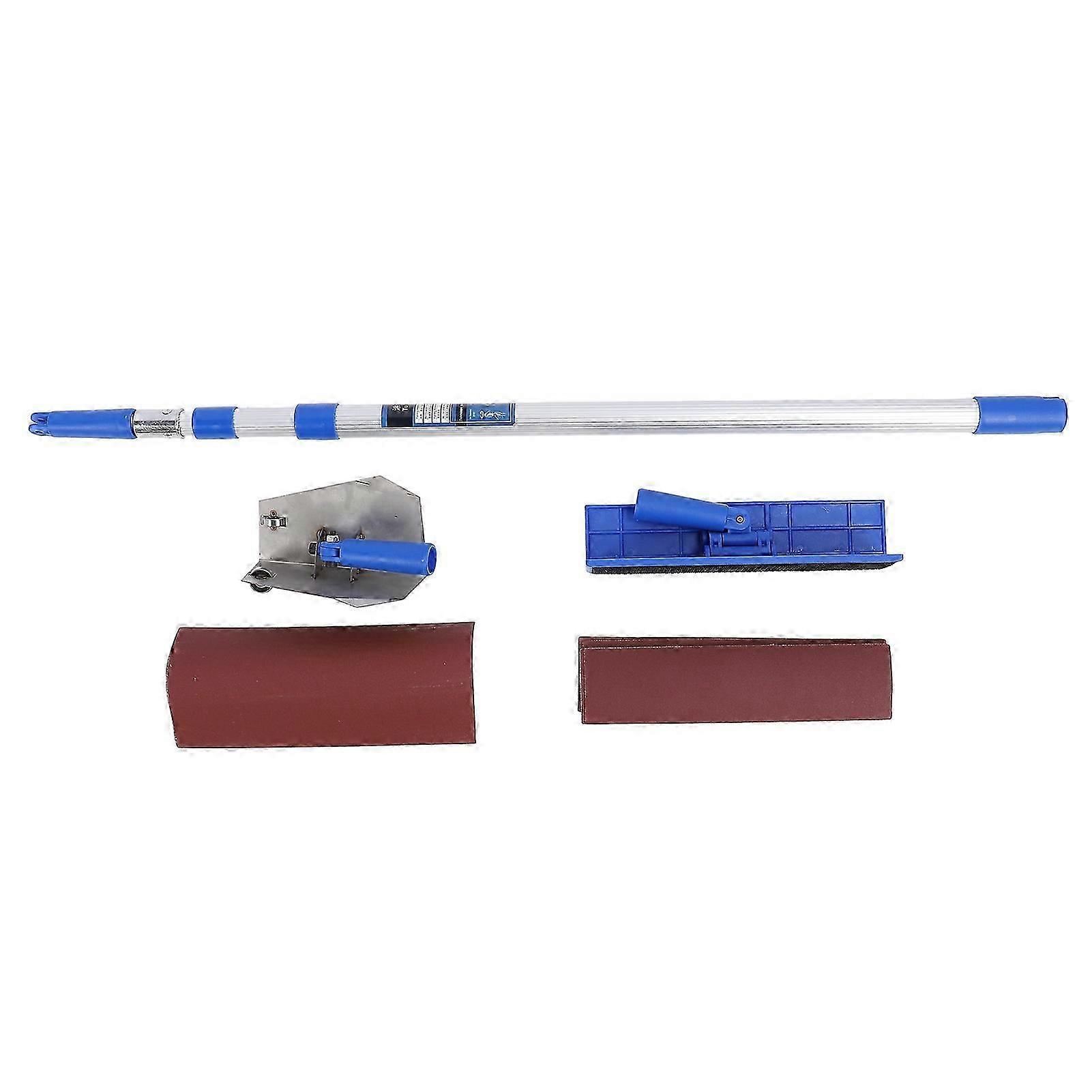 Professional Drywall Skimming Blade Set with 2m Extension Handle for Smooth Finishes