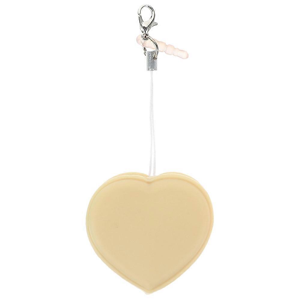 Portable Screen Cleaner with Heart Shaped Design for Glasses Phone and Decor in Khaki Color Small Size