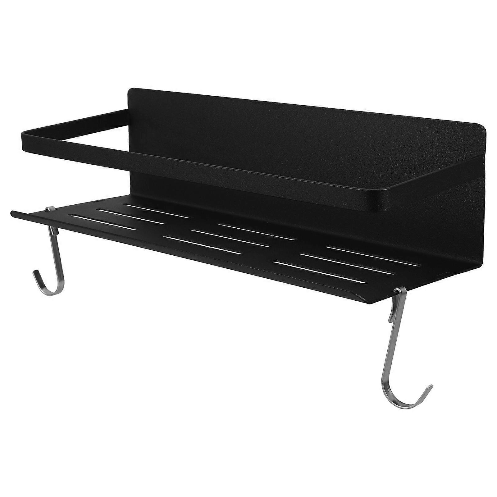 Magnetic Spice Rack Organizer with Hook 1 Set Storage Shelf for Refrigerator Sundries