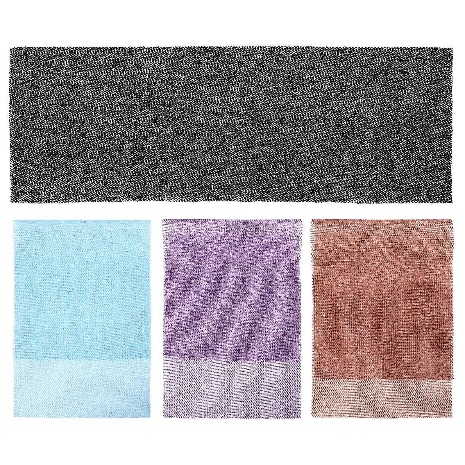 African Exfoliating Net Bathing Back Scrubber Skin Cleaning Shower 4Pcs