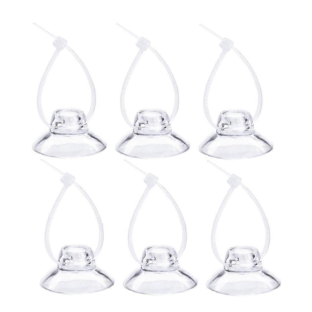 8Pcs Transparent Suction Cup Hangers for Kitchen Office Bathroom Great for Hanging Things