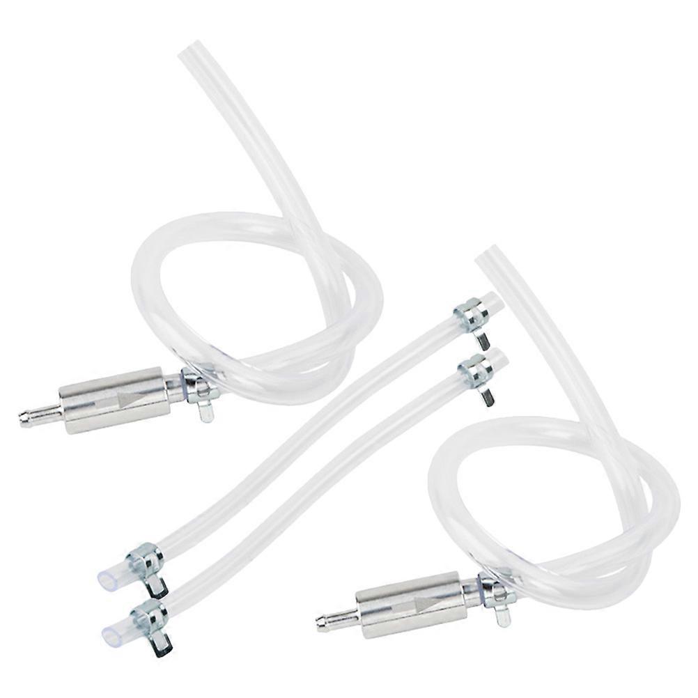 Bleed Brake Fluid Tube One Way Check Valve Bleeding Tool Kit Motorcycle Accessories Stainless Steel 2 Sets