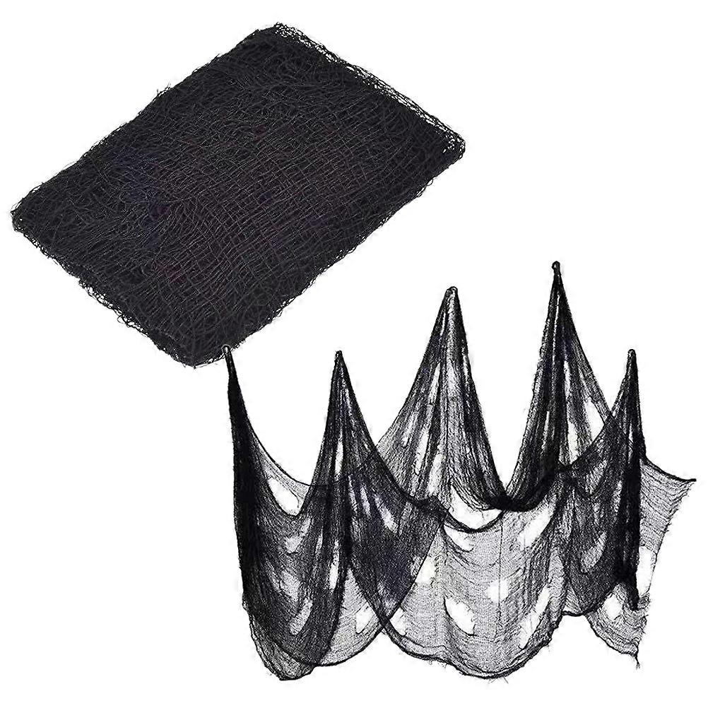 Gauze Decor For Halloween Party Decoration Rectangular Polyester 180x76cm 2Pcs