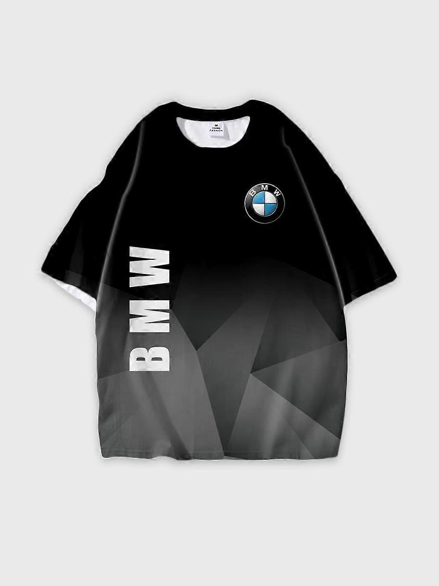 T-shirt round neck Pattern loose short sleeve C2990