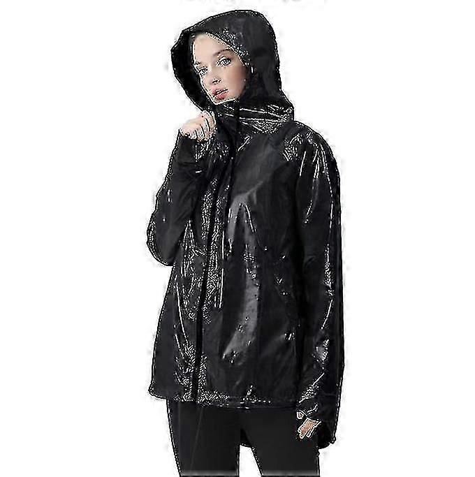 المرأة للماء المطر سترة خفيفة الوزن مع غطاء محرك السيارة