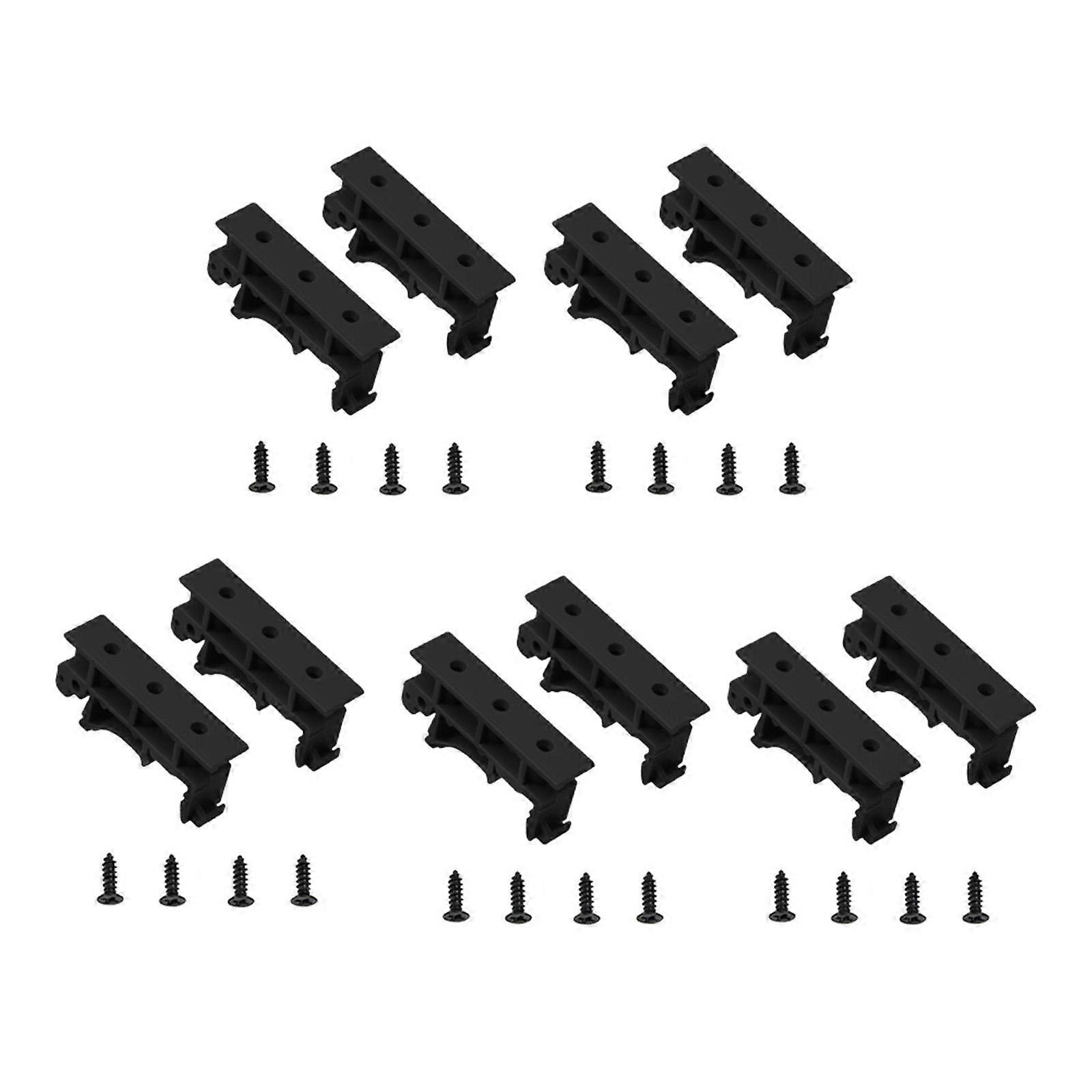 5 Sets PCB Mounting Bracket Circuit Board Bracket Din Rail Mounting