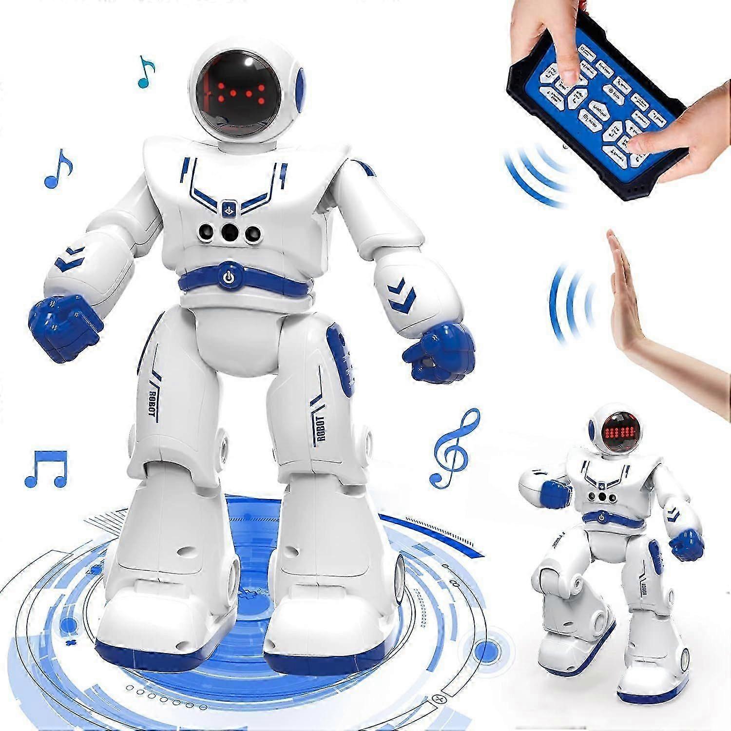 RC dancing educational robot toy for children, intelligent programmer for learning and fun.