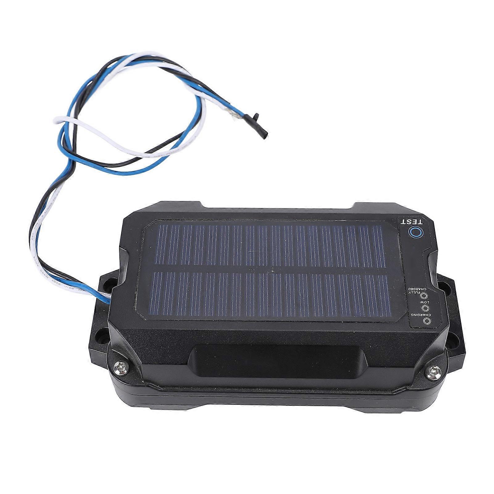 Trailer Breakaway Brake Controller Kit with Built-in Solar Panel IP65 Waterproof Trailer Break Away System for Caravan Safety