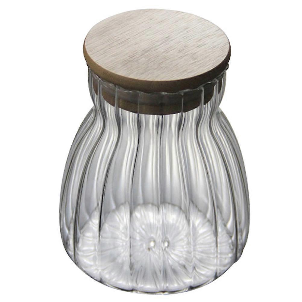 Transparent Storage Jar For Home And Restaurant Use With Cylindrical Shape And 650ml Volume