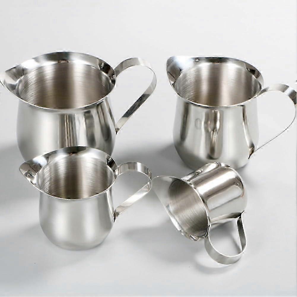 Professional Stainless Steel Milk Frothing Pitcher for Latte Art  Sizes from 60ml to 227ml