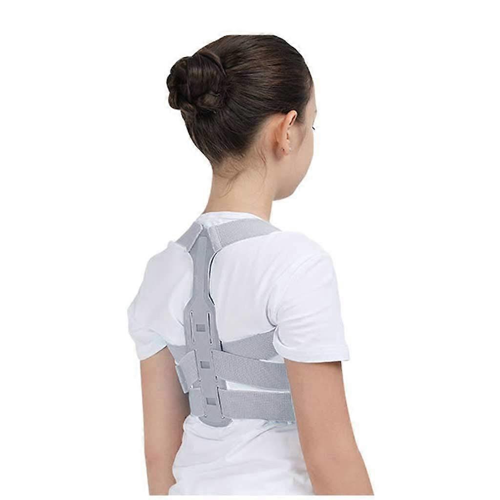 Shoulder Backrest Support For Adjustable Posture Correction For Kids Orthopedic Corset Gray