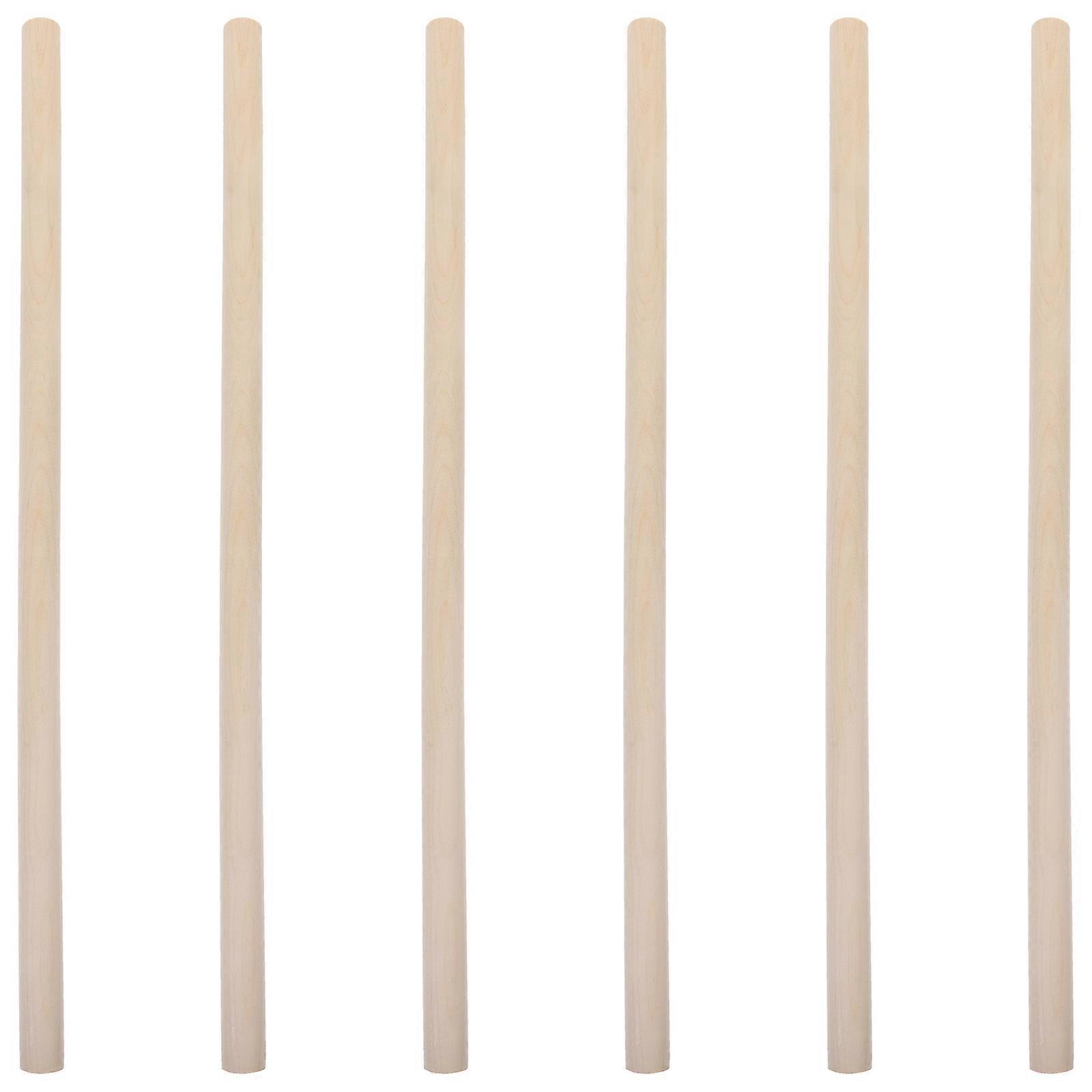 Performance Sticks 6Pcs Wooden Stick Designed For Taekwondo Practitioners And Competitors Lightweight And Portable