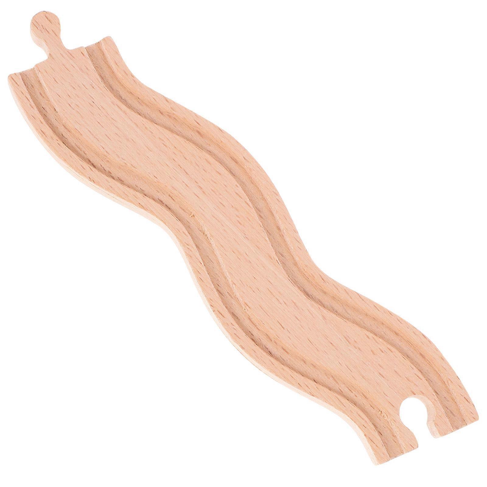 Wooden Train Track DIY Toy 1 Set Expandable Railway Plaything