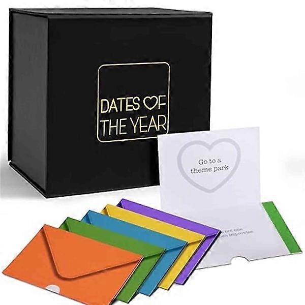 A Year of Dates - 52 Weeks of Date Ideas Box for Couples