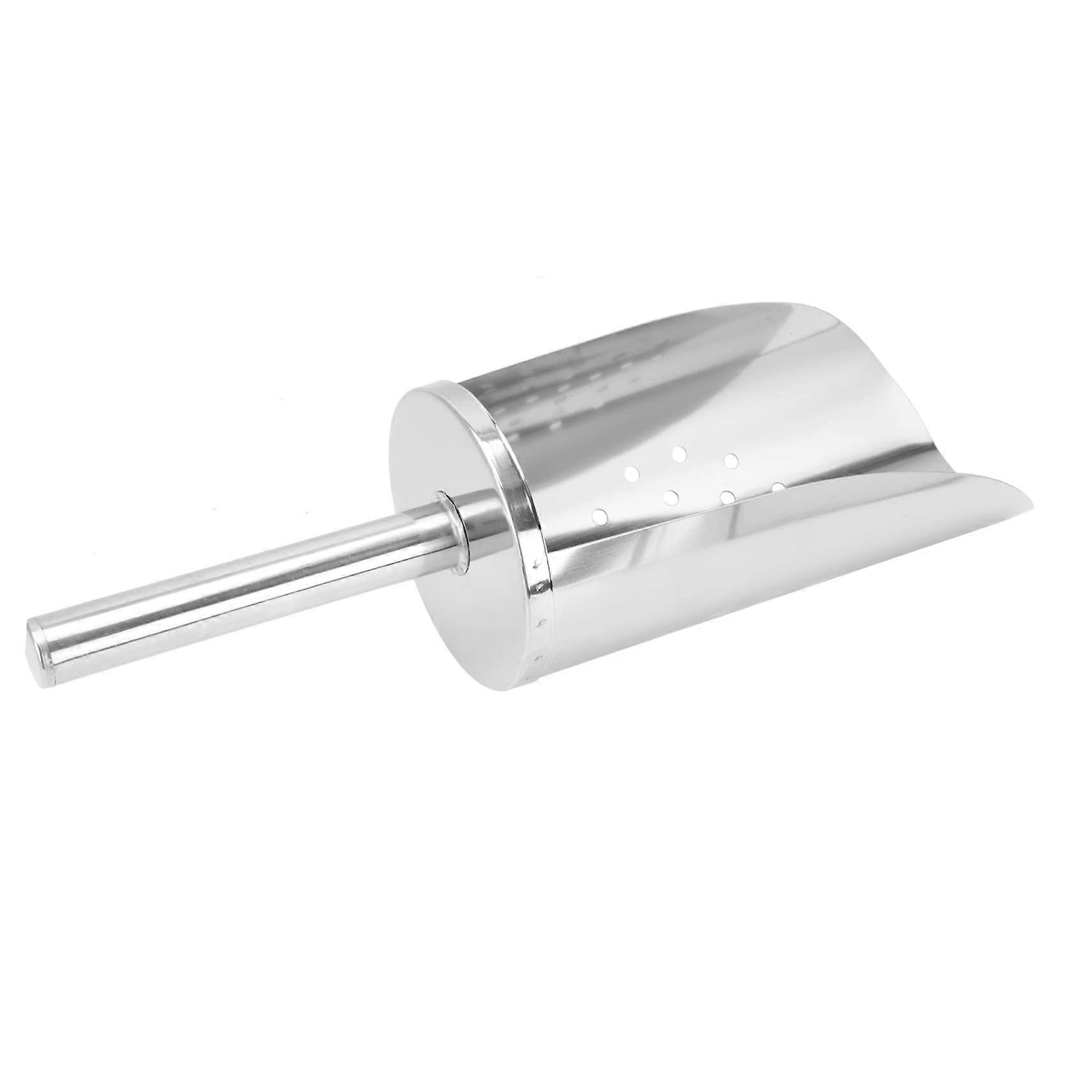 Ice Scoop for Kitchen and Bar - Stainless Steel Multi-Functional Scoop with Ergonomic Handle for Scooping Ice, Flour, and Rice