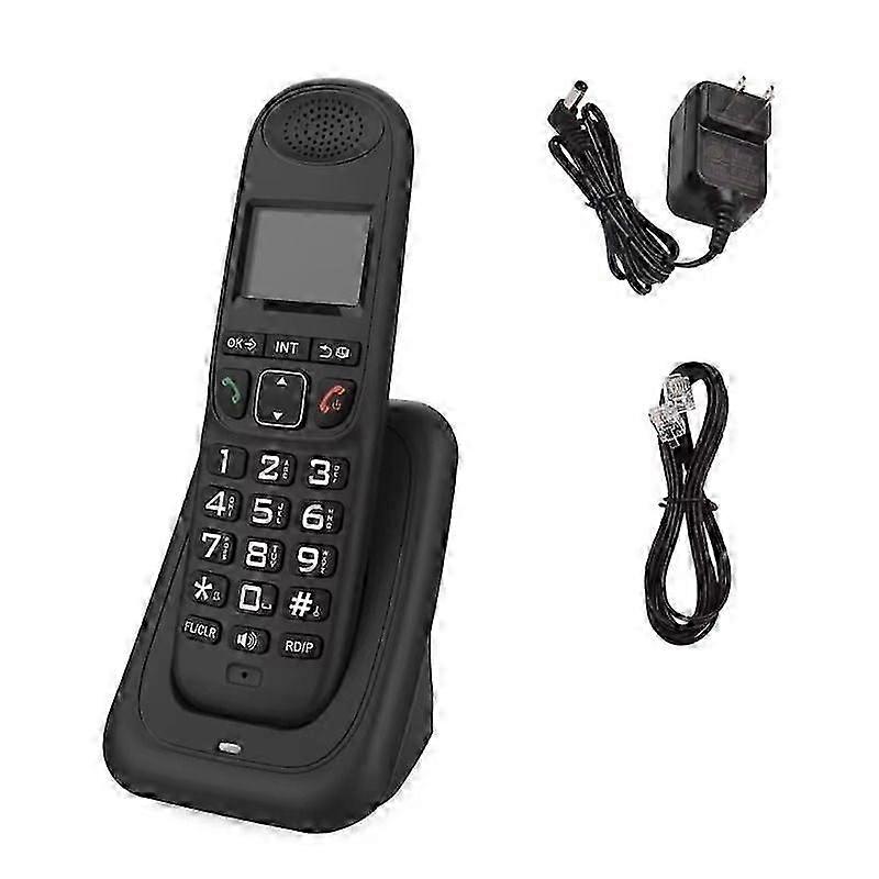 Rainbuvvy D1003 Desk Phone with Caller Display Wireless Landline Desktop Telephone for Hotels, Offices and Homes Multi Languages