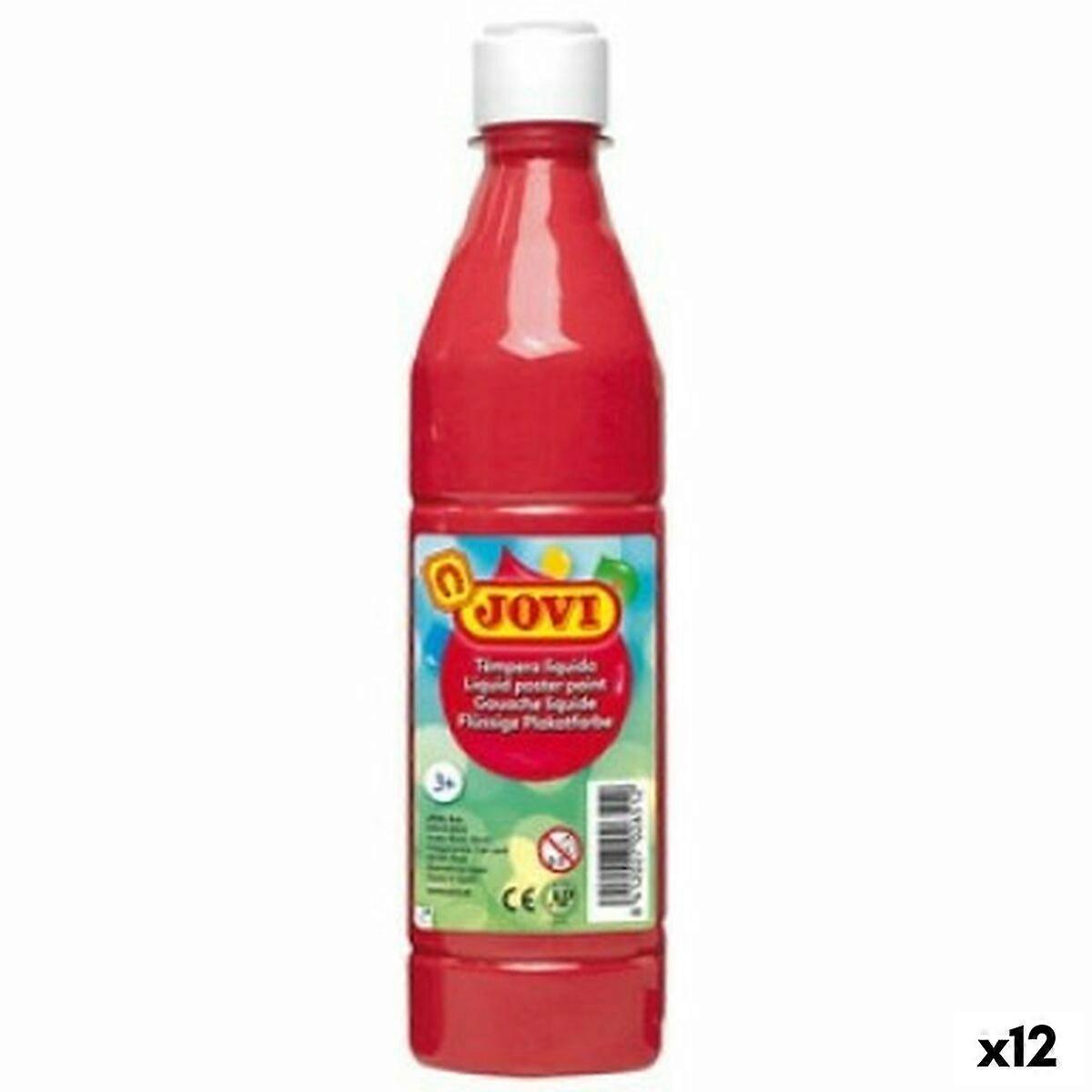 Tempera Jovi Vermilion 500 ml (12 Units)