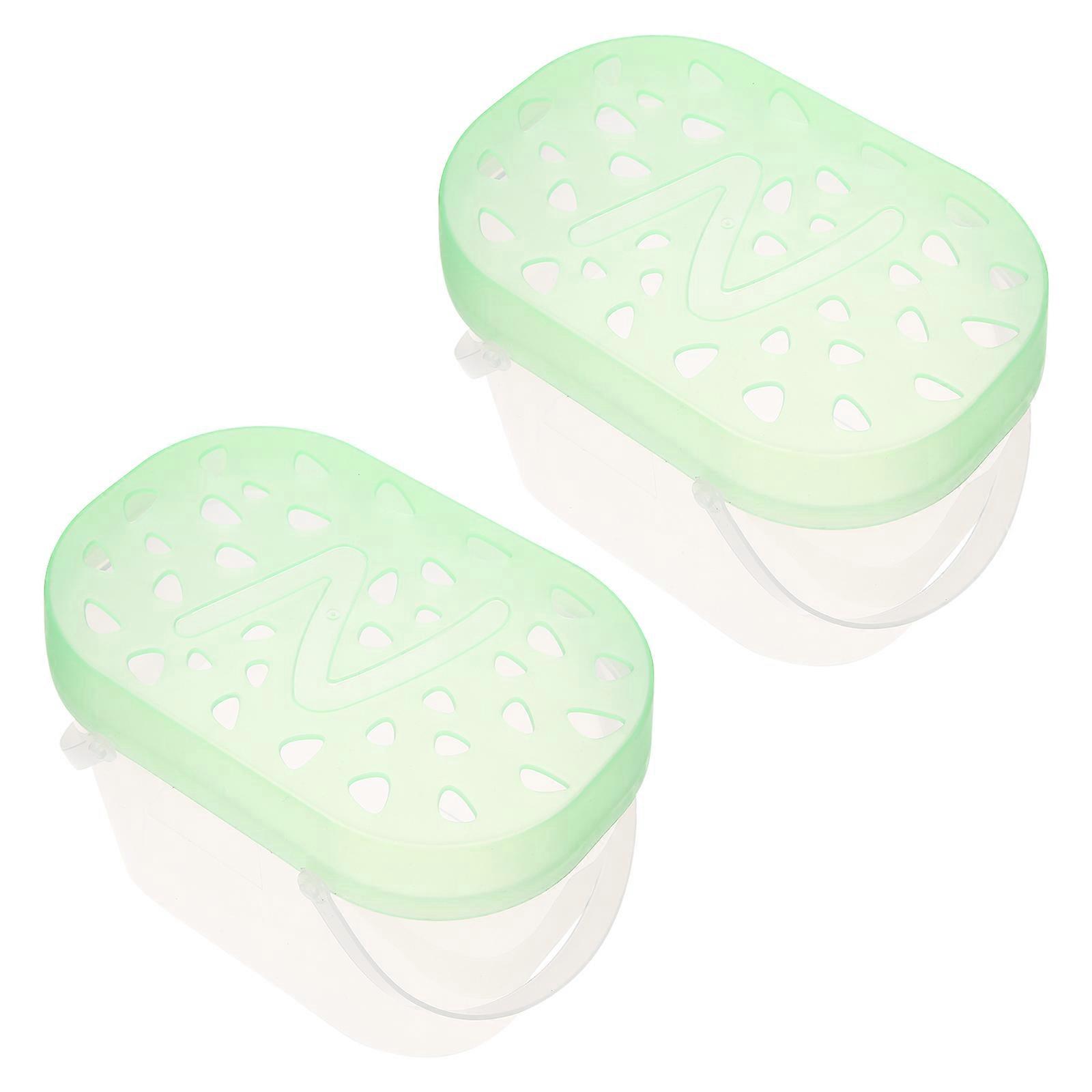 Portable Small Pet Travel Boxes for Hamsters, Guinea Pigs, Mice, Turtles, and Reptiles – 2PCS Handheld Carrier Cases with Ventilation