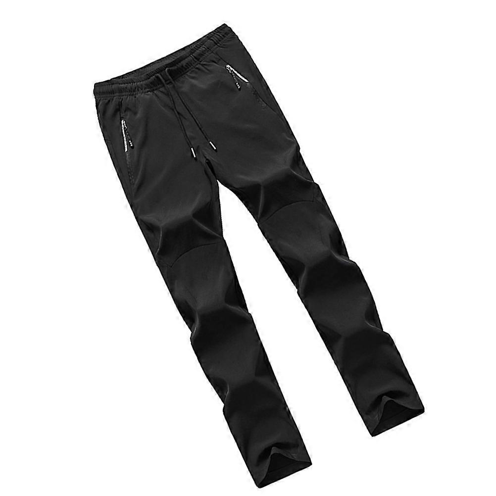 ポリエステル製スポーツウェア用レディース速乾ハイキングパンツブラックサイズXXL
