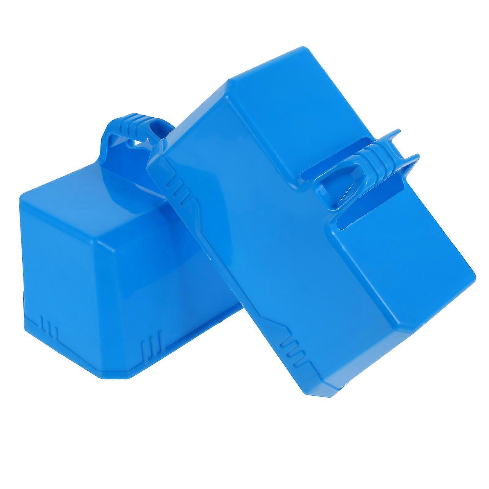 DIY Snow Brick Molds 2Pcs Plastic Castle Foundation Brick Shaping Tools For Family Members Easy To Use