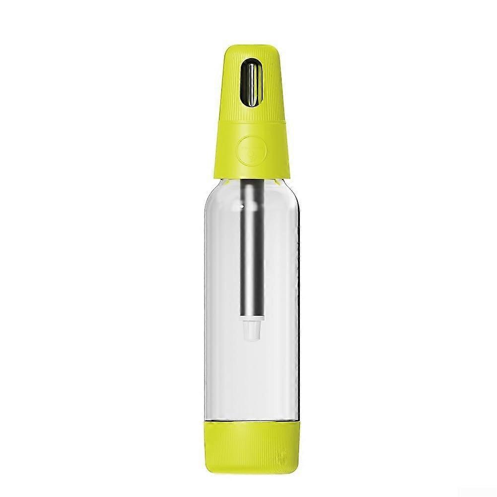 1000 ml beverage machine for juices and sodas, compact design for quick and easy carbonation (green).