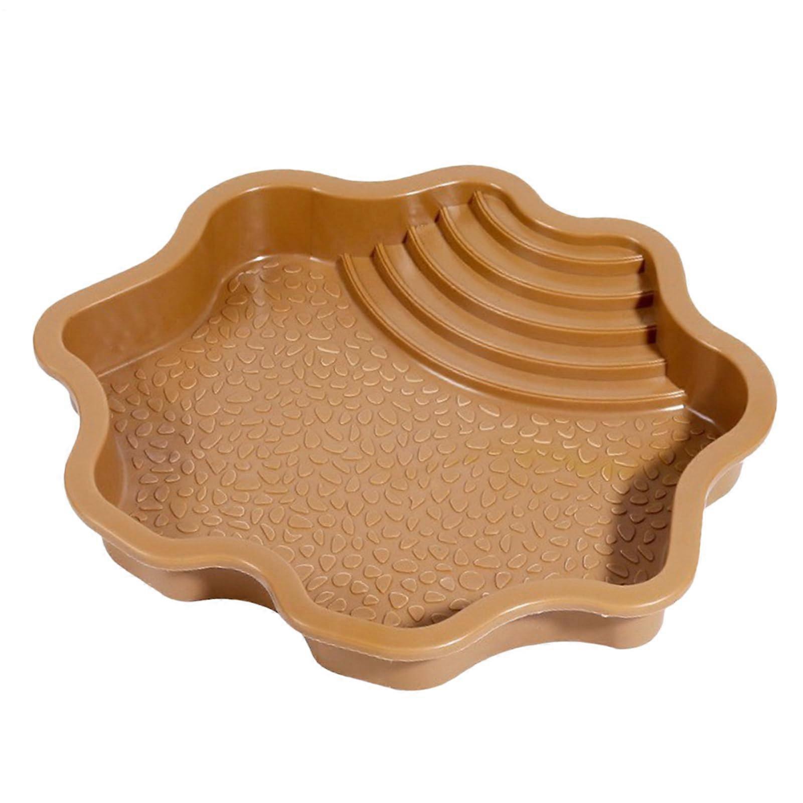 Large Reptile Water Bowl with Ramp NonSlip Terrarium Bowl for Turtles, Lizards Geckos