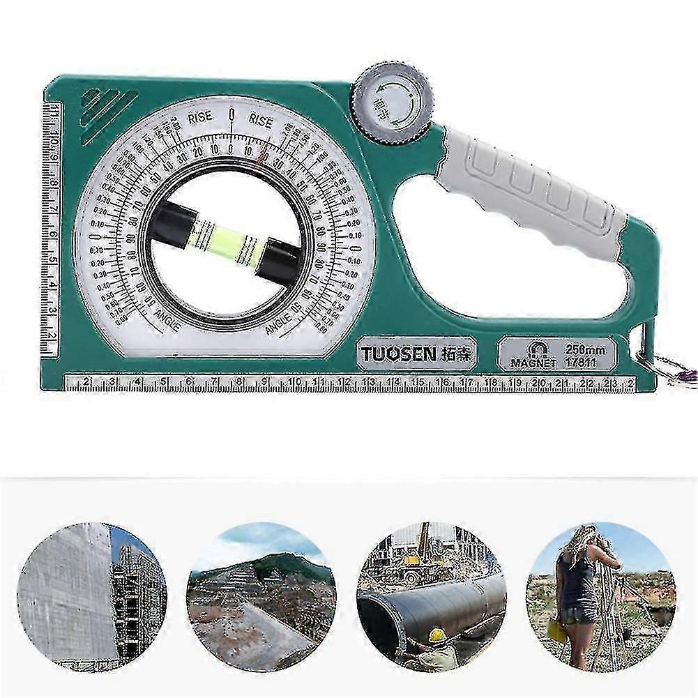 Horizontal Angle Ruler Slope Protractor Measuring Instrument Inclinometer Carpenter Kit Magnetic Slope Angle Finder Tilt Level Starlight