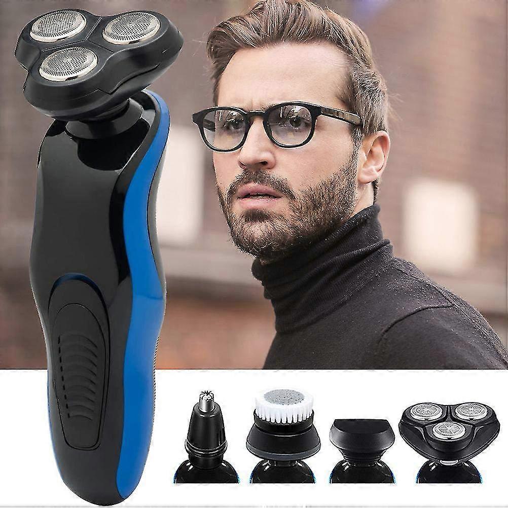 Wet and Dry Electric Shaver for Men - Waterproof Beard Trimmer & Grooming Device for Smooth Shaving and Precise Trimming