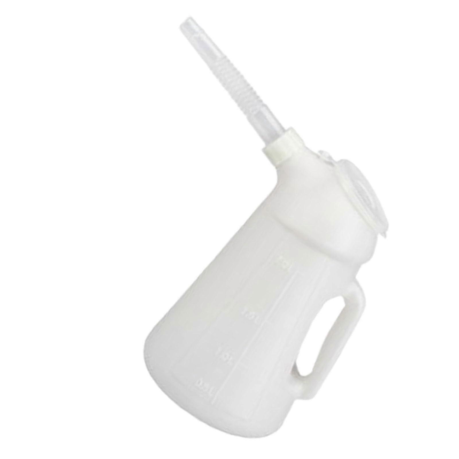Oil Container With Spout Contai 2 Oil Dispenser Bottle Measuring Container Motor Oil Dispenser Workshop Tool