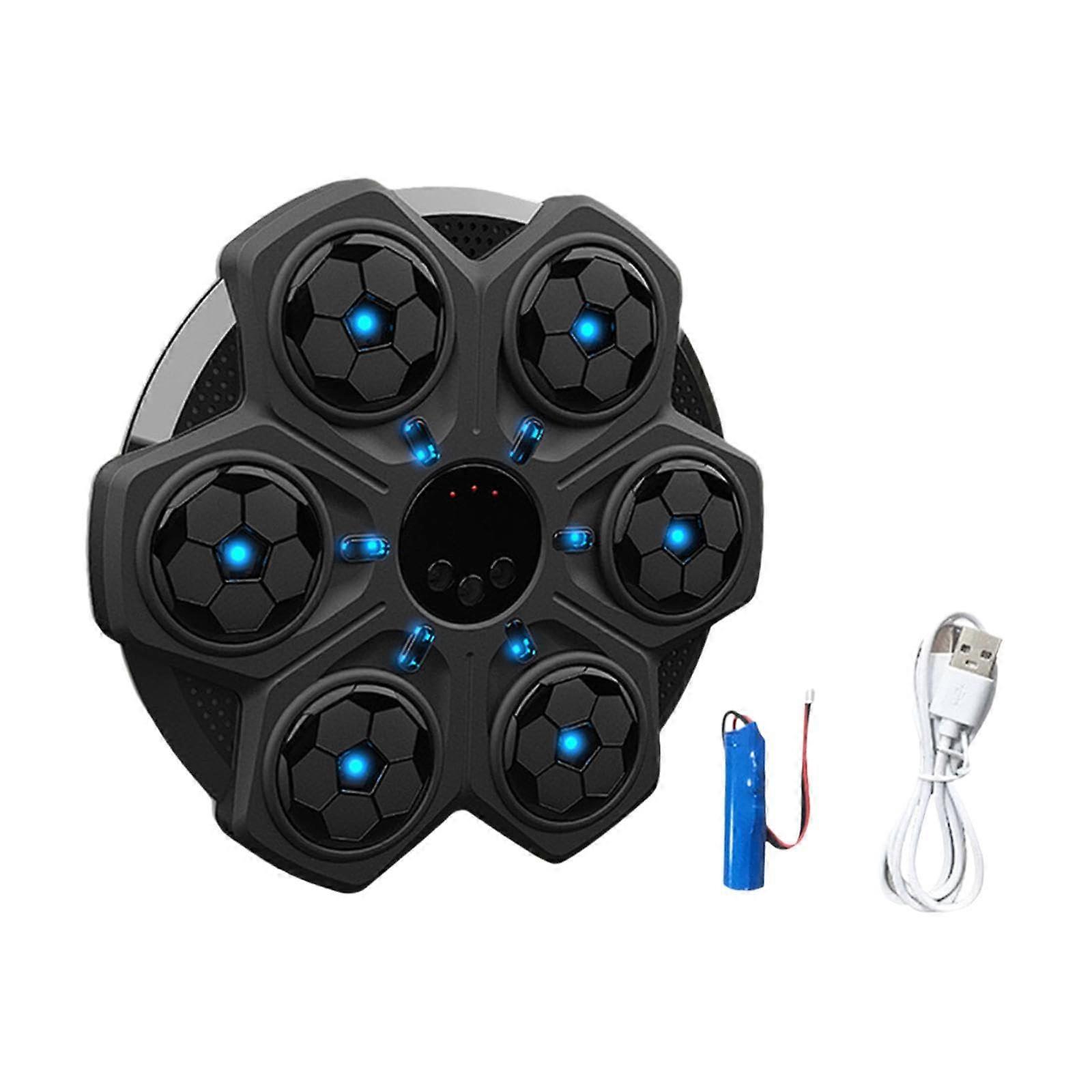 Music Boxing Machine Electronic Boxing Target Training Punching Equipment Boxing Trainer Black