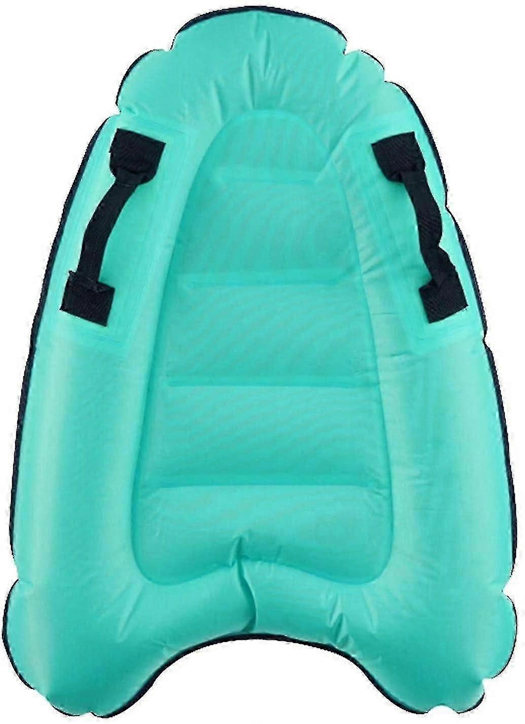 Portable Inflatable Surfboard with Safety Leash for Kids - Beach Fun