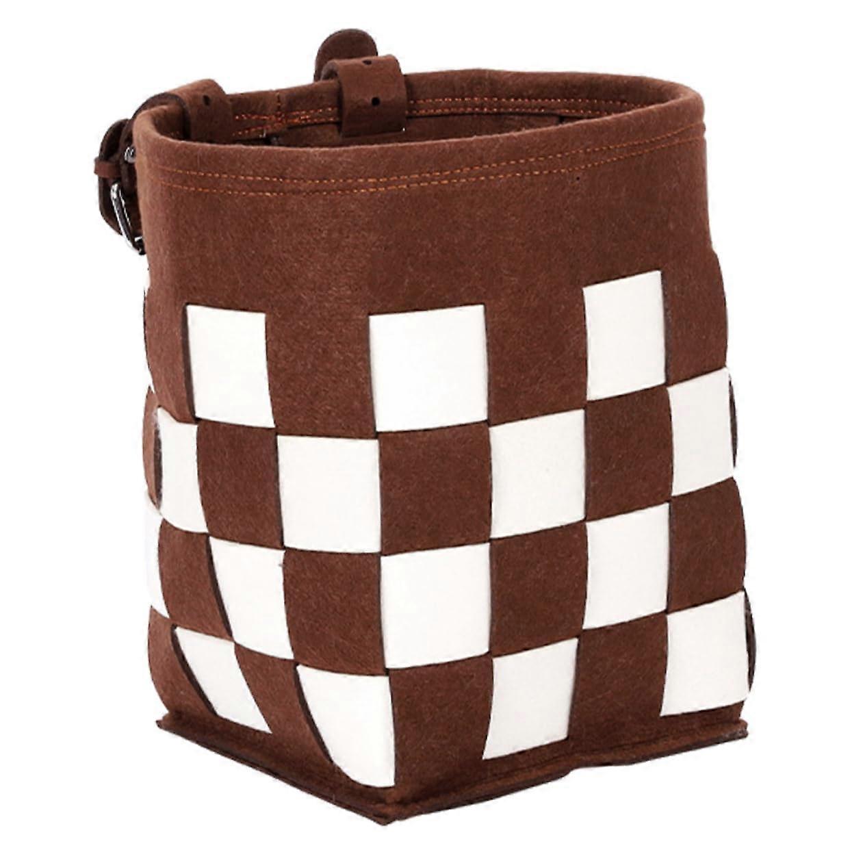 Detachable Front Bike Basket Felt Riding Basket For Scooters With Hanging Universal Handlebar Mount Easy Install