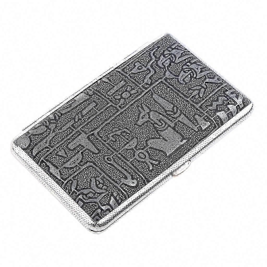 1pc Portable Figure Pocket Cigarette Tobacco Box Case Holder with 14 Compartments - Compact & Durable