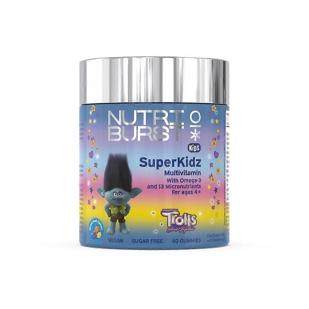 Nutriburst Superkidz Multivitamin with Omega-3 60 gummies - 2 Pack