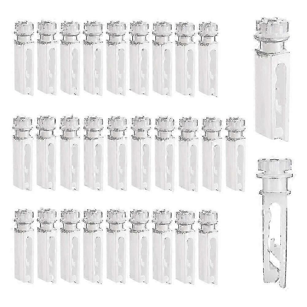 30pcs White Vertical Blind Stem Replacement Parts Compatible with Window Blinds