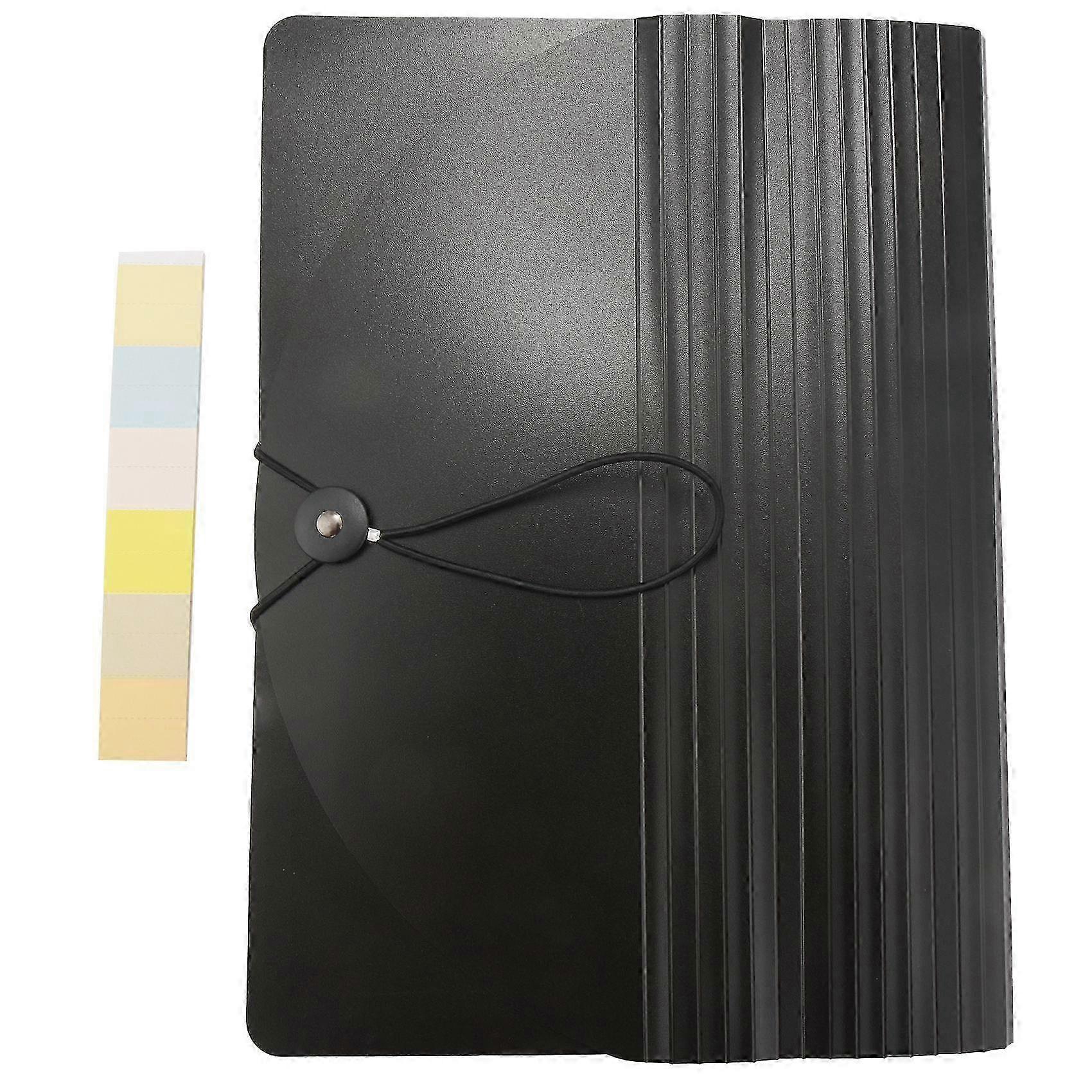 Expanding File Folder 12 Pockets File Organizer Filing Box,A4 Accordion Bill/Document/Receipt Folders with Colored Tabs