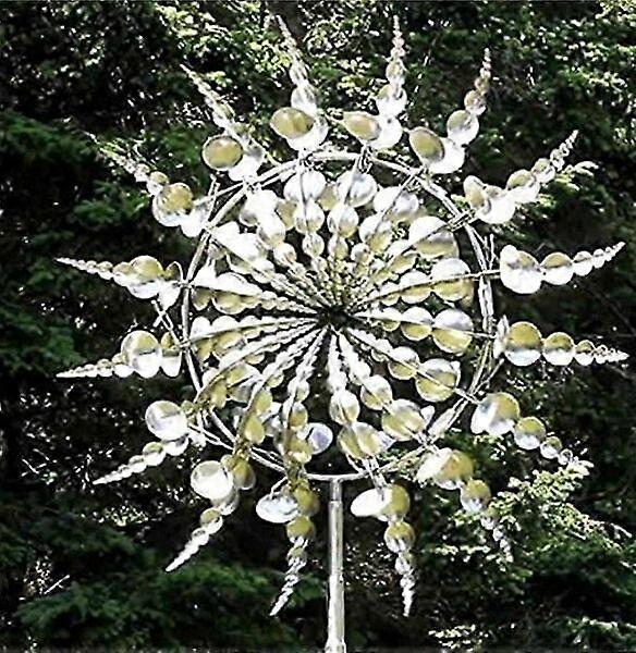 Metal magic windmill, ball bearing, easy to install and suitable for multiple seasons