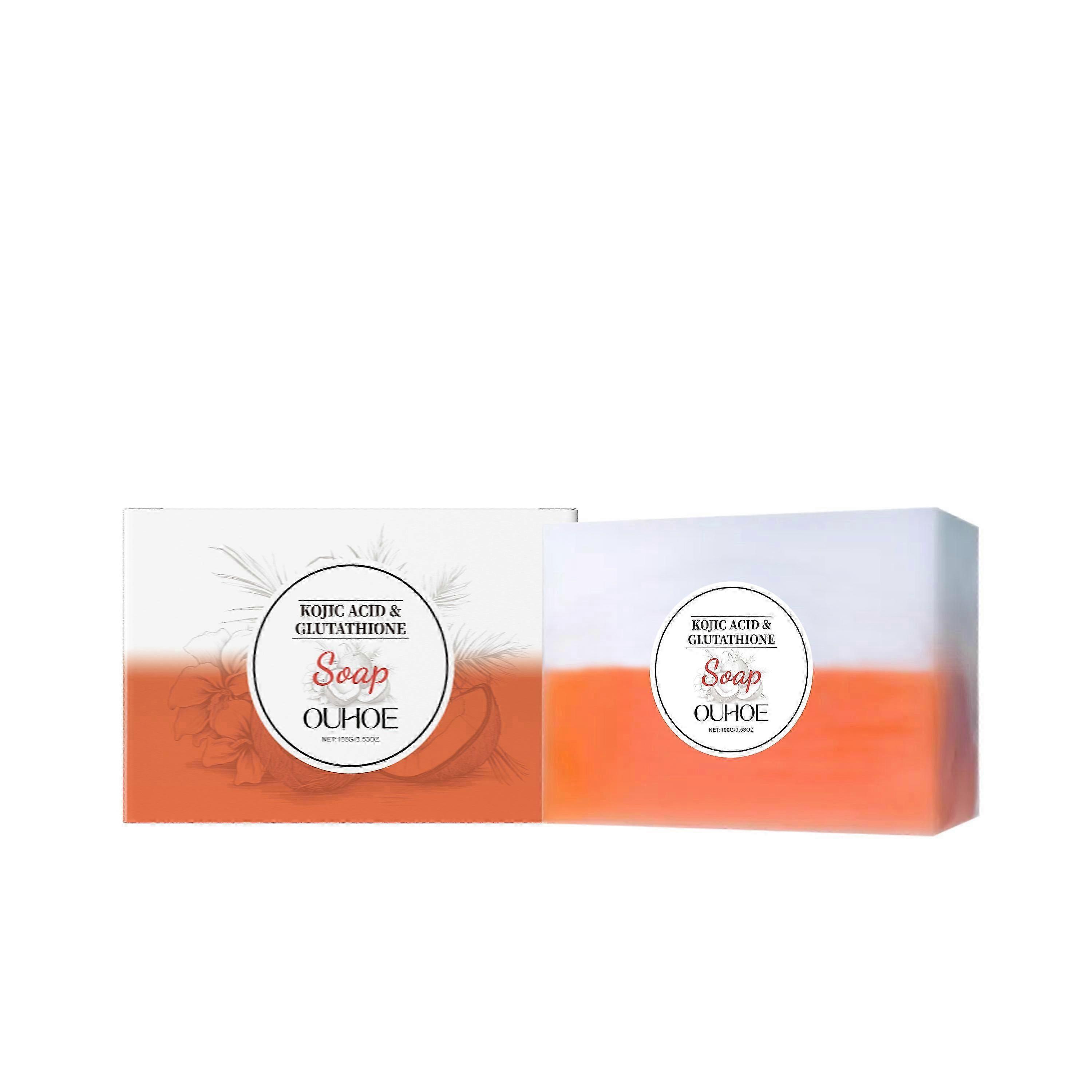 OUHOE Gentle Coconut Cleansing Soap is gentle, clear, clean, and moisturizing for the face and body, leaving the skin moisturized and radiant