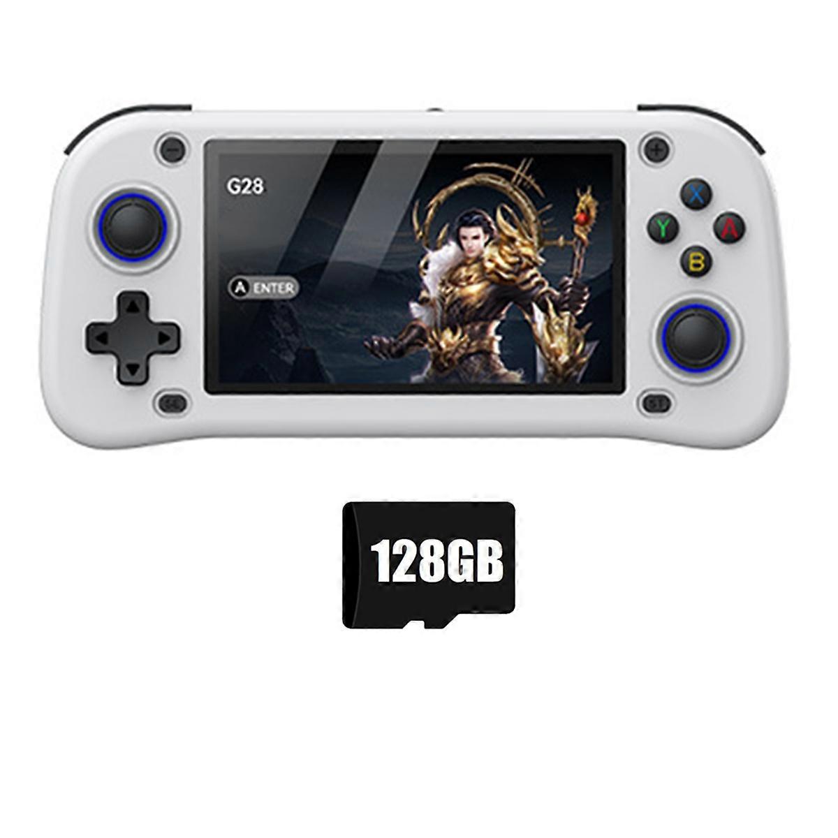 G28 Retro Handheld Video Game Console 128G 20000+Game 4.3 Inch Screen Linux Pocket Player for /PS1/N