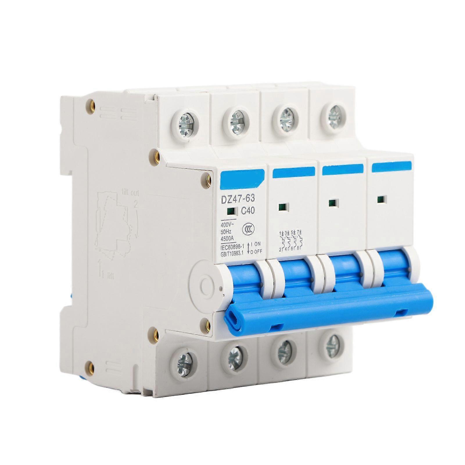 DZ4763 4P 40A 400V 50Hz Miniature Circuit Breaker