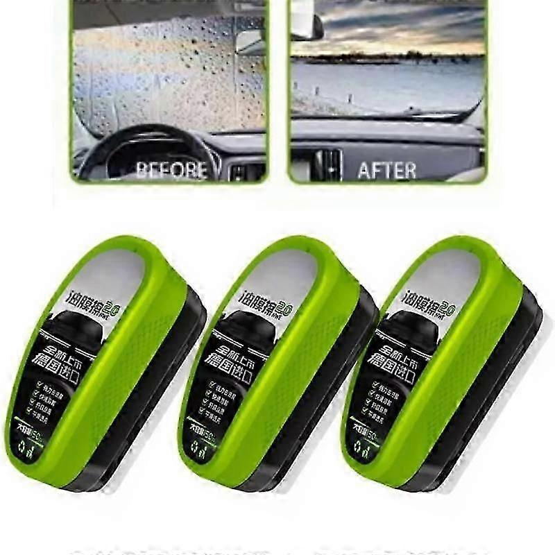 3st rengöringsborste för biloljefilm för vindrutor
