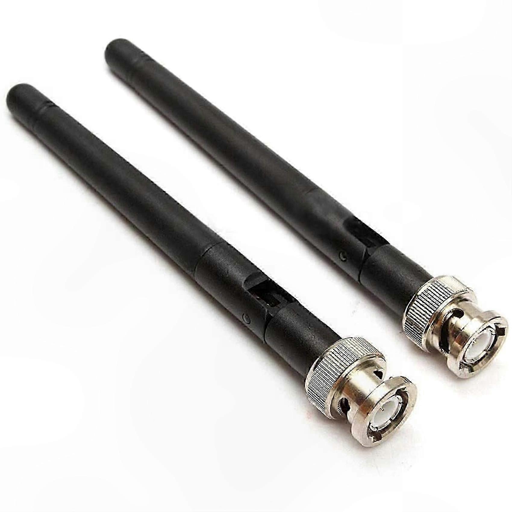UHF Antennas with BNC Connectors for Wireless Microphone Systems Compatible with Various Models