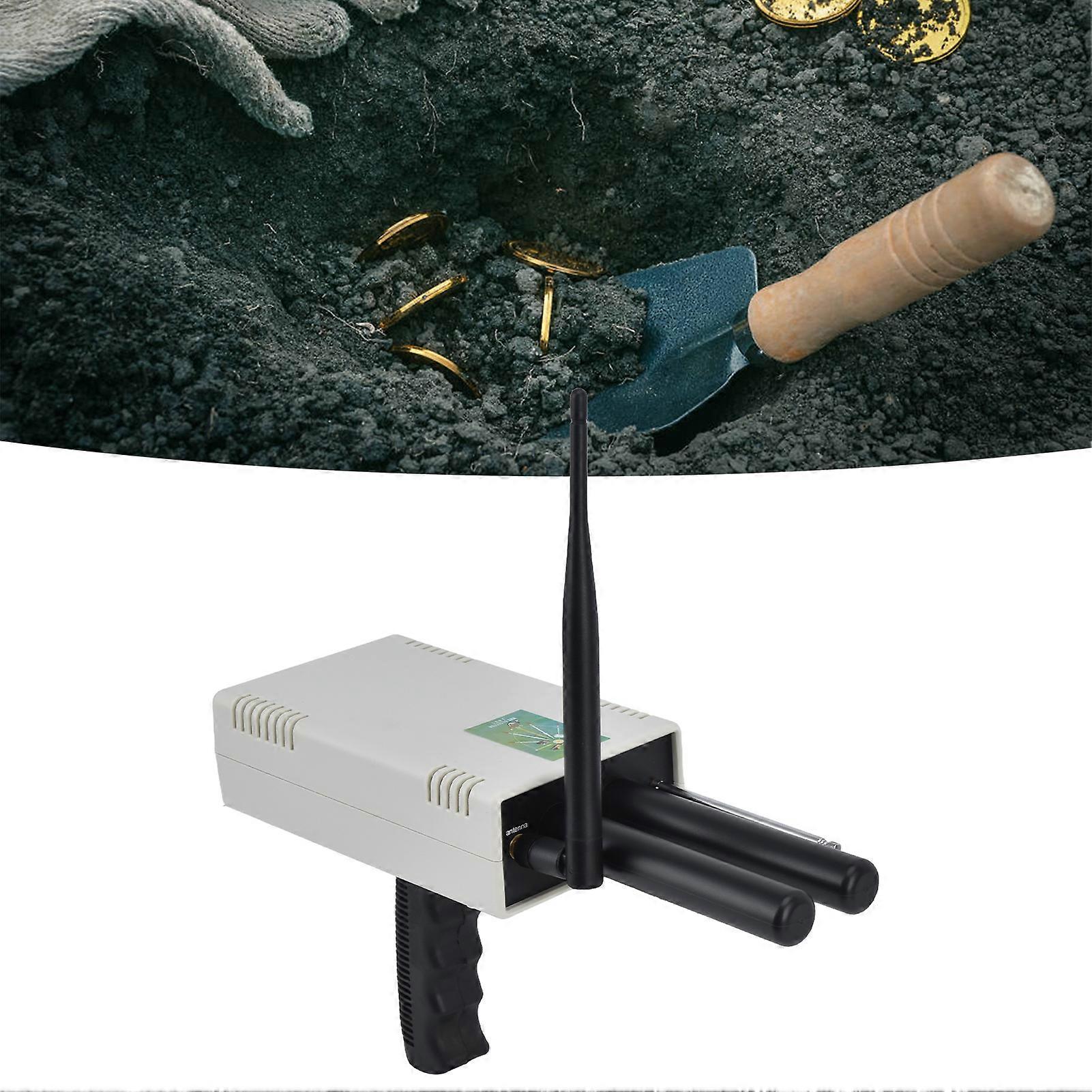 High Sensitivity Metal Detector 1200M Range 25M Depth White