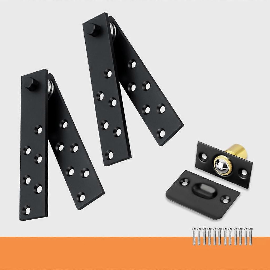 Hidden Door Hinge Pivot Hardware 360 Degree Rotation Murphy Bookcase, Heavy Duty Pivot Hinge Kit for Max 300 lbs, Secret Door H